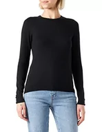 Swetry damskie - VERO MODA Vmsilky Ls O-Neck Blouse Boo sweter damski, czarny, S - miniaturka - grafika 1