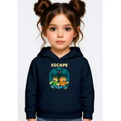Bluzy dla dziewczynek - BLUZA DZIECIĘCA Z KAPTUREM 99 NOCY W LESIE ROBLOX 134-140 PREZENT - miniaturka - grafika 1