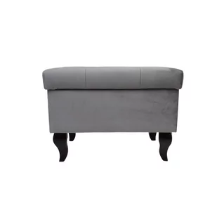 Pufa ze schowkiem Ludwik z przeszyciami 60cm h-42/43 różne kolory - Pufy i podnóżki - miniaturka - grafika 1