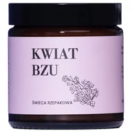 Świece - Mglife Świeca rzepakowa Kwiat Bzu 120ml - miniaturka - grafika 1