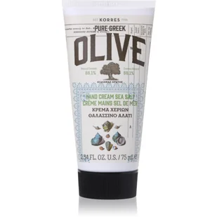 Korres Pure Greek Olive & Sea Salt krem nawilżający do rąk z solą morską 75 ml - Kremy i maski do rąk - miniaturka - grafika 1