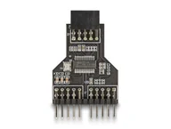 Huby USB - DeLOCK Koncentrator USB 2.0 9-pinowa listwa wtykowa żeńska do 2 x 9-pinowa listwa wtykowa męska - miniaturka - grafika 1
