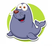 Zabawki kreatywne - Haft Diamentowy Fantastyczna Foka 25X25 Cm - miniaturka - grafika 1