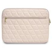 Torby na laptopy - Guess Quilted Computer Sleeve Etui na notebooka 13" różowy) 10_17884 - miniaturka - grafika 1