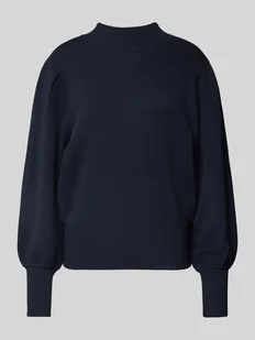 Sweter z dzianiny ze stójką model ‘FONNY’ - Swetry damskie - miniaturka - grafika 1