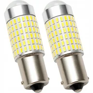 Żarówki samochodowe - 2X BARDZO MOCNE ŻARÓWKI LED P21W BA15s WSTECZNE COFANIA DRL CANBUS ZIMNE - miniaturka - grafika 1