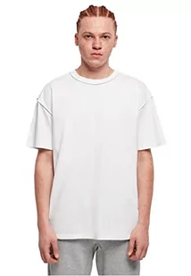 Urban Classics Koszulka męska Oversized Inside Out Tee, biały, S - Koszulki męskie - miniaturka - grafika 1
