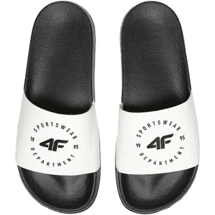 Klapki damskie 4F białe H4L20 KLD002 10S - Klapki i japonki damskie - miniaturka - grafika 1