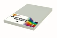 Szkolne artykuły papiernicze - Papier techniczny A4 160g szary v2 50 arkuszy - miniaturka - grafika 1
