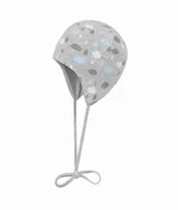 Czapki damskie - Czapka niemowlęca, dwustronna, szara, chmurki, Döll - miniaturka - grafika 1