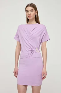 Patrizia Pepe sukienka kolor fioletowy mini dopasowana 2A2760 J206 - Sukienki - miniaturka - grafika 1