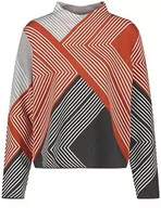 Swetry damskie - Gerry Weber Sweter damski, Szary/brązowy wzór, 36 - miniaturka - grafika 1