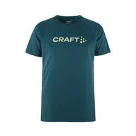 Koszulki męskie - Męska Koszulka z krótkim rękawem CRAFT CORE ESSENCE LOGO TEE M 1911786-629000 – Turkusowy - miniaturka - grafika 1