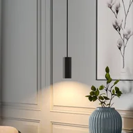 Lampy sufitowe - Deko-Light Lampa wisząca CAN, możliwość ściemniania, czarny, salon / jadalnia, aluminium - miniaturka - grafika 1