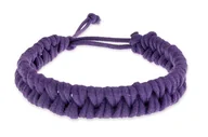 Bransoletki - Damska Bransoletka Pleciona Ręcznie Węzeł - miniaturka - grafika 1