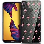 Etui i futerały do telefonów - Etui ochronne do Huawei P20 Lite, ultracienkie, motyw: flamingi, różowe kropki - miniaturka - grafika 1
