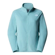 Bluzy sportowe damskie - Bluza damska The North Face 100 Glacier Full-Zip Fleece 0A8D2FBOA1 - niebieska - miniaturka - grafika 1