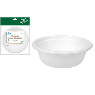 Miseczka z masy celulozowej 6 sztuk Green for Tomorrow - Naczynia i sztućce jednorazowe - miniaturka - grafika 1