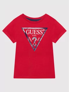 Koszulki dla chłopców - Guess T-Shirt N73I55 K8HM0 Czerwony Regular Fit - grafika 1