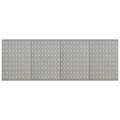 Pozostałe wyposażenie warsztatu - vidaXL Ścienne płyty perforowane 4 szt. 40x58 cm stal 145350 - miniaturka - grafika 1