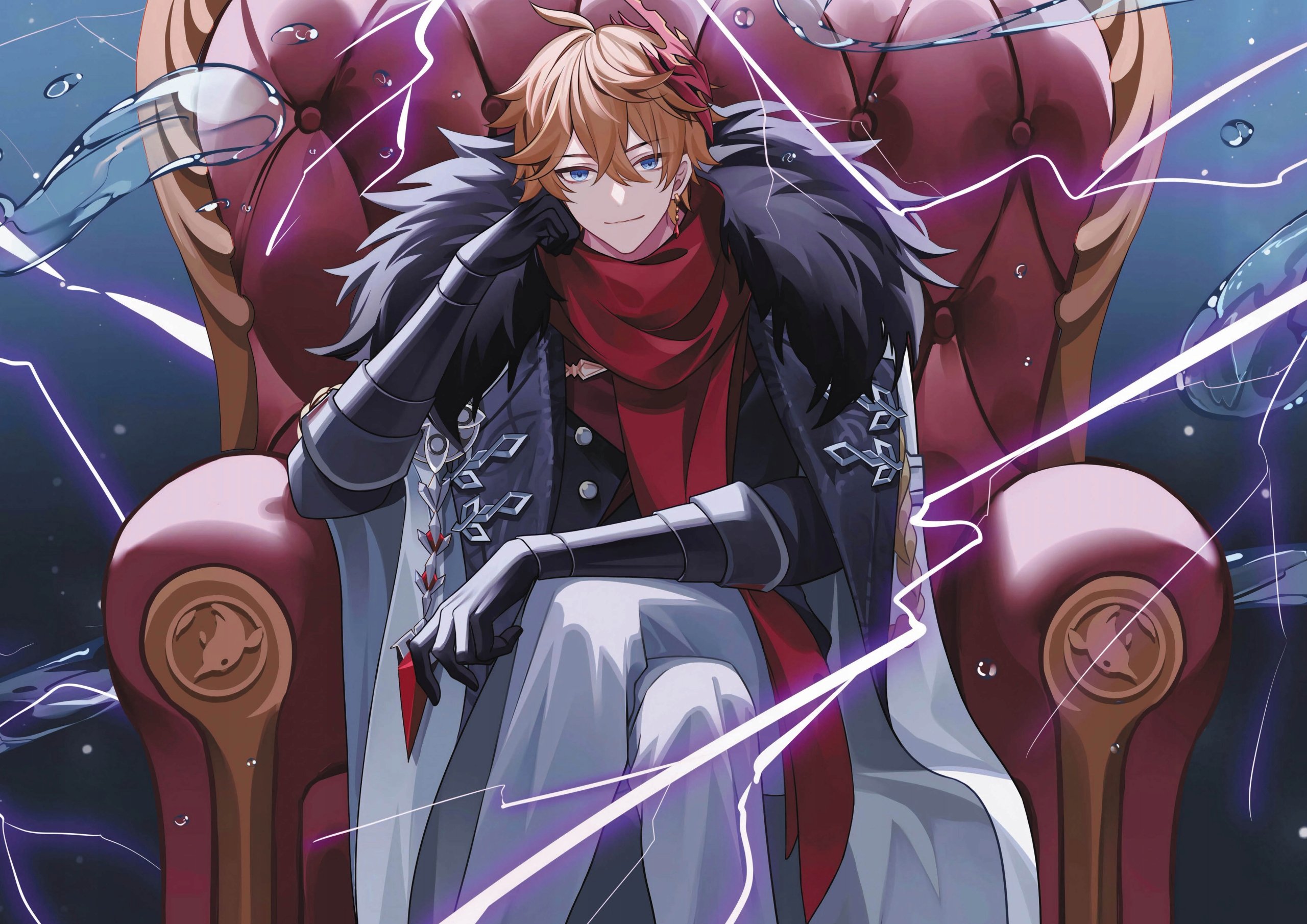 Plakat A3 Genshin Impact Anime Childe Tartaglia