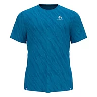 Koszulki męskie - Odlo Męski T-shirt Crew Neck S/S Zeroweight Engineered Chill-tec T-Shirt - miniaturka - grafika 1