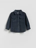 Kombinezony dla dzieci - Reserved - Bawełniana koszula - ciemnoszary - miniaturka - grafika 1