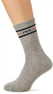Skarpetki męskie - Fila F9092, unisex skarpety dla dorosłych, szare, 43/46 - miniaturka - grafika 1