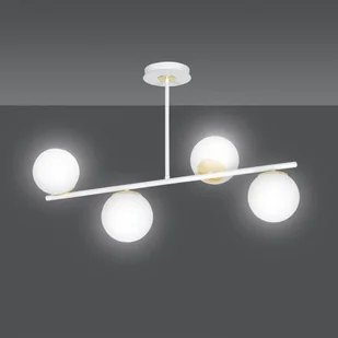 Biało-złota, nowoczesna lampa do kuchni 1023/4 z serii FLOKI - Lampy sufitowe - miniaturka - grafika 3