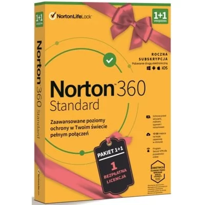 Symantec 360 Standard BOX PL 1 + 1 device licencja na rok 21411368