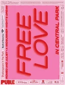 Podkładki pod mysz - PODKŁADKA POD MYSZ Nadruk 22x18 cm Free Love Summer of Love Tekst Prezent - miniaturka - grafika 1