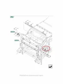 Części i akcesoria do maszyn rolniczych - NEW HOLLAND CASE OBUDOWA ŁOŻYSKA CASE CNH 439804 439804 - miniaturka - grafika 1