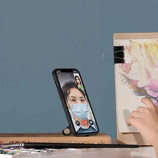 Ugreen Fusion Kickstand Case sztywne etui z żelową ramką i podstawką do iPhone 13 Pro czarny (90153) - Etui i futerały do telefonów - miniaturka - grafika 13