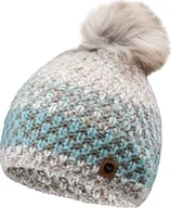 Czapki damskie - Hi-Tec Czapka zimowa damska Hi-tec Lady Cora szaro-niebieska - miniaturka - grafika 1