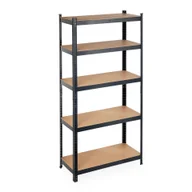 Szafy i regały magazynowe - Regał Magazynowy Metalowy Relaxdays 180 x 90 x 40 CM Max 175 Kg Na Półkę - miniaturka - grafika 1