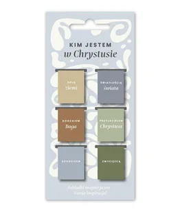 Szaron Zakładki Magnetyczne - Kim jestem - gadżet - Zakładki do książek - miniaturka - grafika 1