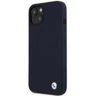 Etui i futerały do telefonów - BMW Etui BMHCP13SSILNA iPhone 13 mini 5,4" granatowy/navy hardcase Silicone Signature - miniaturka - grafika 1