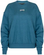 Bluzy damskie - REEBOK - BLUZA DAMSKA CL VARSITY CREW HS0364 bluza niebieska - miniaturka - grafika 1