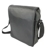 Torby męskie - Skórzana Torba Na Ramię Pionowa GRETOS (PL) Listonoszka Z Klapką CZARNA 25 x 18 x 8 [cm] - miniaturka - grafika 1