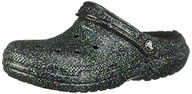 Kapcie damskie - Crocs Unisex męskie i damskie klasyczne chodaki z podszewką, puszyste kapcie, Gwiaździste niebo brokat, 8 UK Men/ 11 UK Women - miniaturka - grafika 1