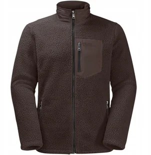 Jack Wolfskin Kingsway Fleece M 1709002-5138 Brązowe S - Bluzy męskie - miniaturka - grafika 1