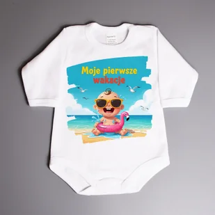 Moje pierwsze wakacje - body niemowlęce - Body - miniaturka - grafika 1