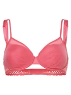 Biustonosze - Passionata - Damski biustonosz z fiszbinami wyściełany, wyrazisty róż - miniaturka - grafika 1