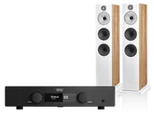 Zestawy stereo - Hegel H150 (czarny) + 603 S3 (dąb) - miniaturka - grafika 1