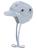 Czapki damskie - Dziecięca czapka wiązana słoniki błękitna Döll - miniaturka - grafika 1