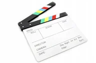 Akcesoria fotograficzne - Klaps Filmowy Jak W Hollywood - Biały / Gadżet - miniaturka - grafika 1
