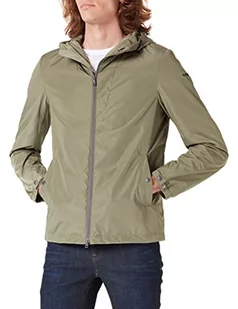 Geox Męska kurtka M LEITAN, oliwkowa, 50, olivine, 50 - Kurtki męskie - miniaturka - grafika 1