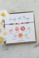 Bransoletki - Kwiaty dla Mamy! Bransoletka z życzeniami - miniaturka - grafika 1