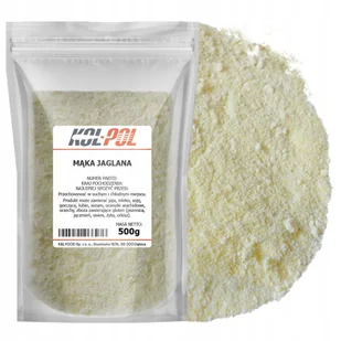 MĄKA JAGLANA 500g Naturalna z prosa kaszy jaglanej świeża jakość Kol-Pol - Mąka - miniaturka - grafika 1