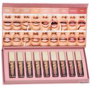 Szminki - Lami LAMI Cosmetics - Nude Come True Lipstick Set - Zestaw 9 matowych pomadek do ust w płynie - miniaturka - grafika 1